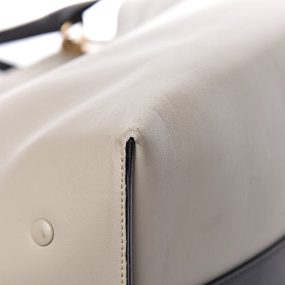 Chloe Smooth Calfskin Medium Baylee Two Tone Tote Marshmallow Grey Black 12 of 15