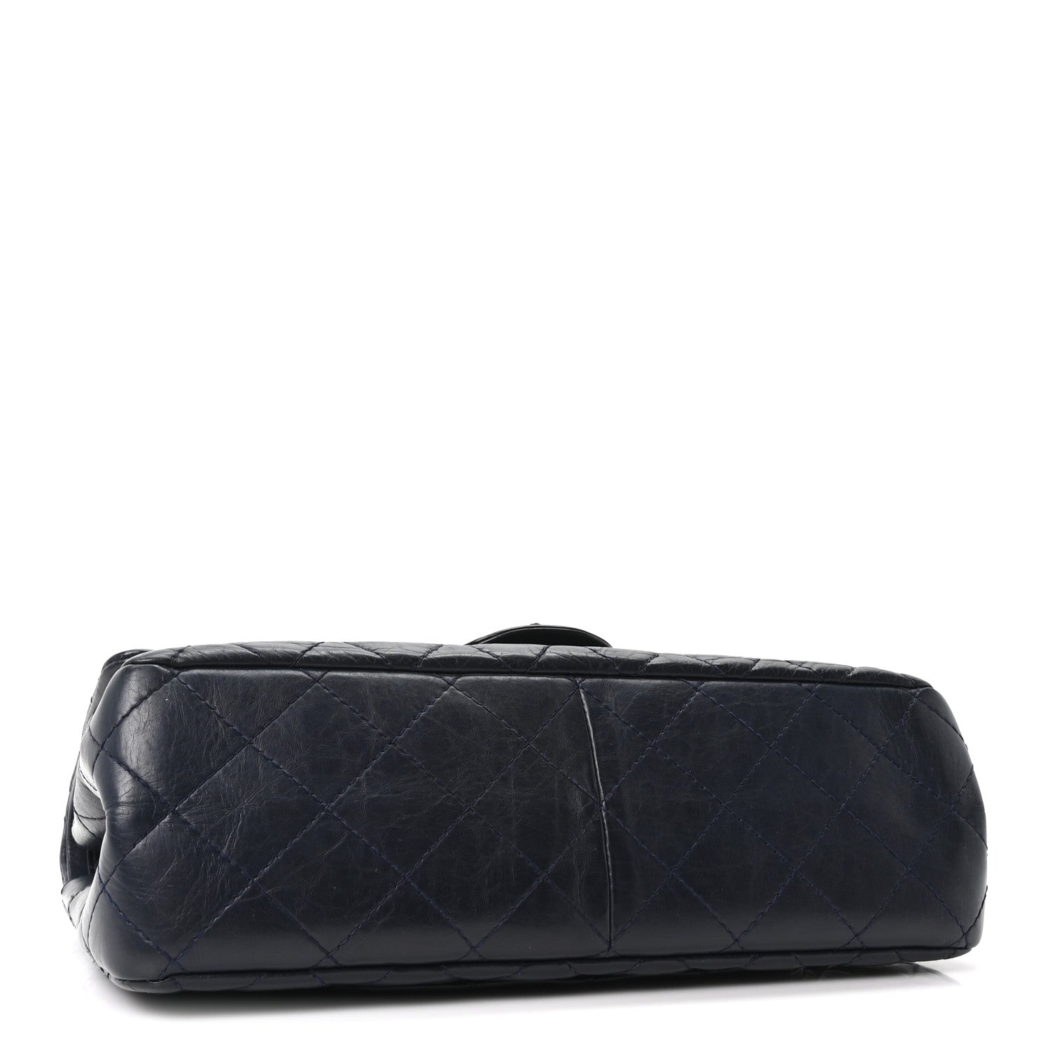 Chanel Aged Calfskin Quilted 2.55 Reissue 227 Flap Navy Blue 4 of 10