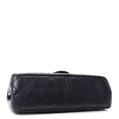 Chanel Aged Calfskin Quilted 2.55 Reissue 227 Flap Navy Blue 4 of 10