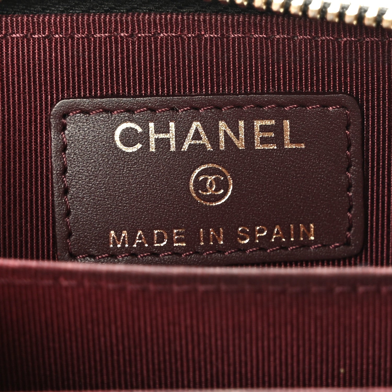 Chanel Caviar Quilted Zip Coin Purse Black 6 of 7