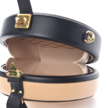 Louis Vuitton Calfskin Petite Boite Chapeau Black Beige 6 of 11