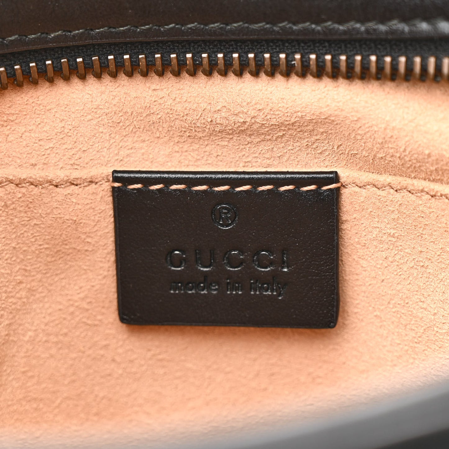 Calfskin Matelasse Mini GG Marmont Chain Shoulder Bag Black