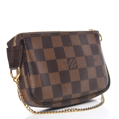 Louis Vuitton Damier Ebene Mini Pochette Accessories 3 of 10