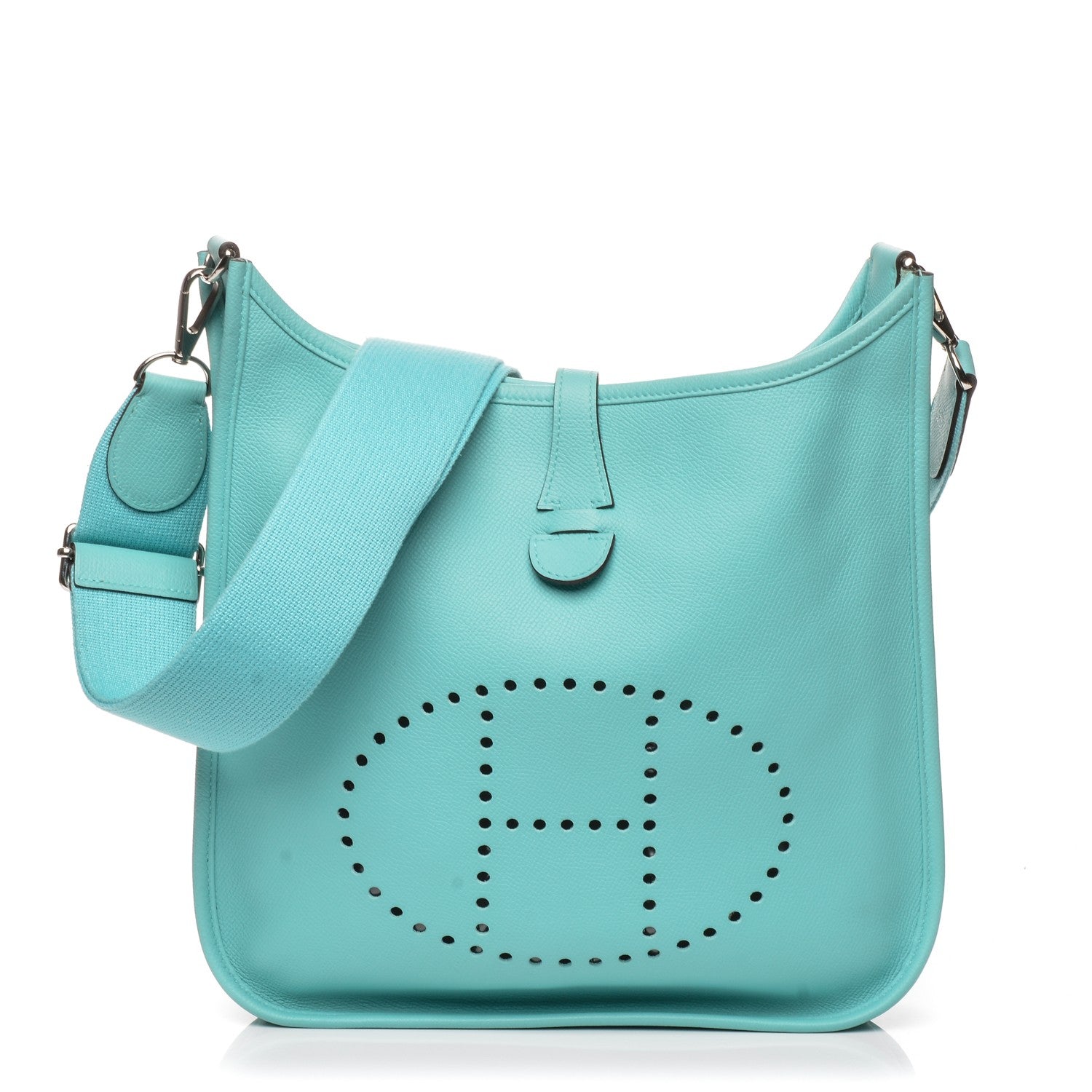 Hermes Epsom Evelyne III PM Bleu Atoll 1 of 8