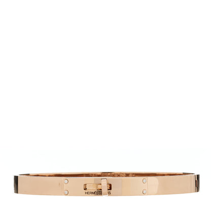 Hermes 18K Rose Gold Diamond PM Kelly Bracelet SH 1 of 4