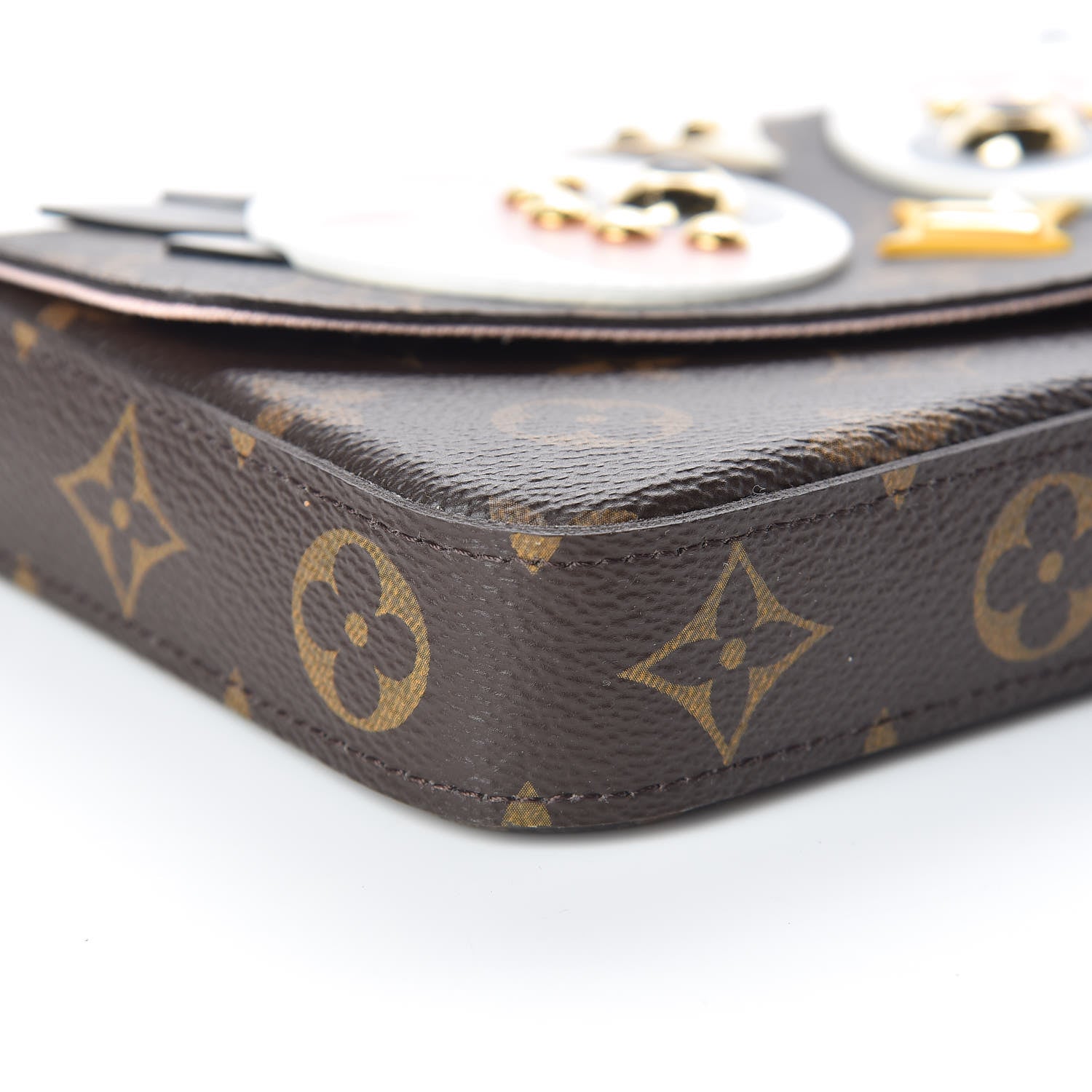 Louis Vuitton Monogram Lovely Birds Pochette Felicie Chain Wallet 5 of 10