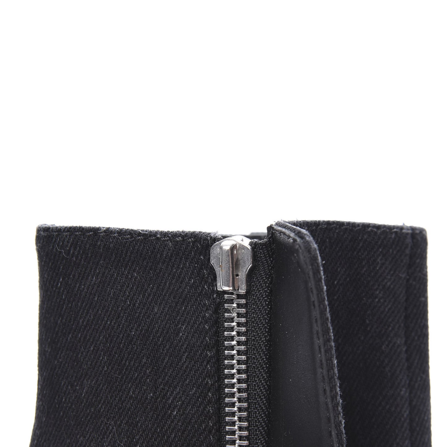 Denim Ankle Boots 38.5 Black