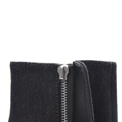 Balenciaga Denim Ankle Boots 38.5 Black 12 of 12