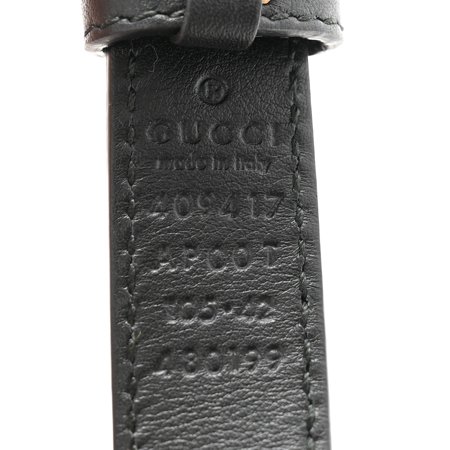 Gucci Calfskin Double G 20mm Belt 105 42 Black 5 of 5