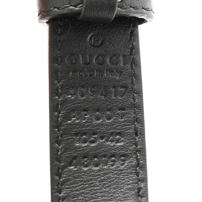 Gucci Calfskin Double G 20mm Belt 105 42 Black 5 of 5