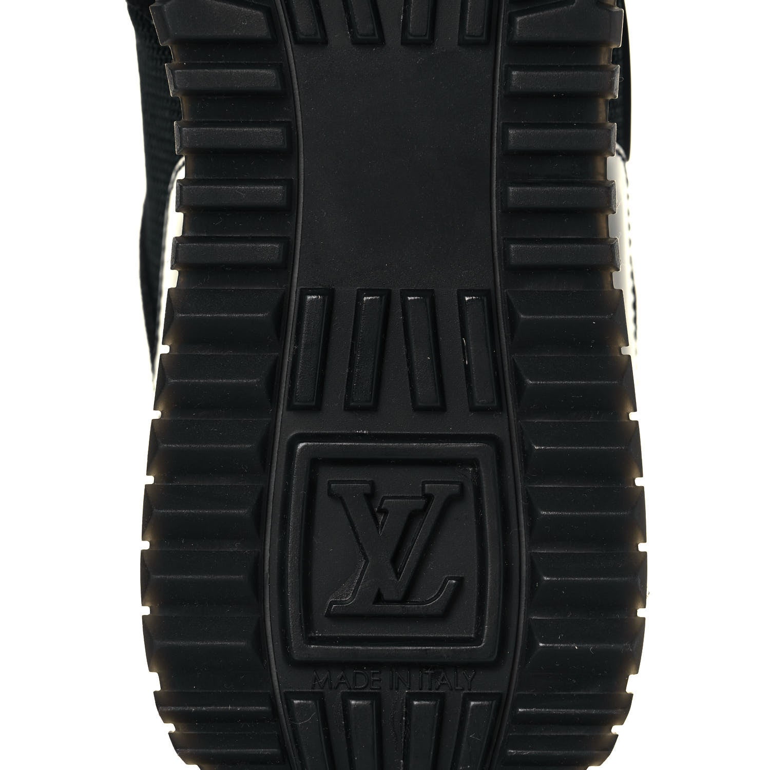 Louis Vuitton Suede Monogram Run Away Sneakers 35 Black 6 of 7