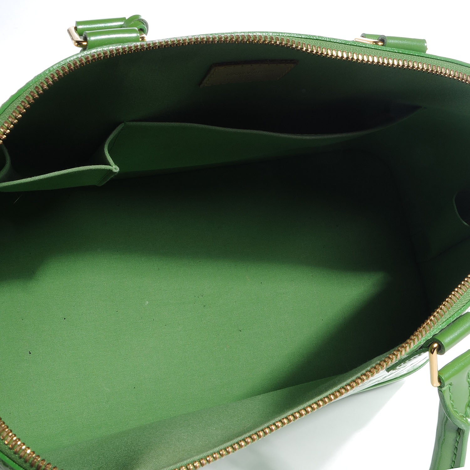 Louis Vuitton Vernis Alma GM Vert Tonic 8 of 10