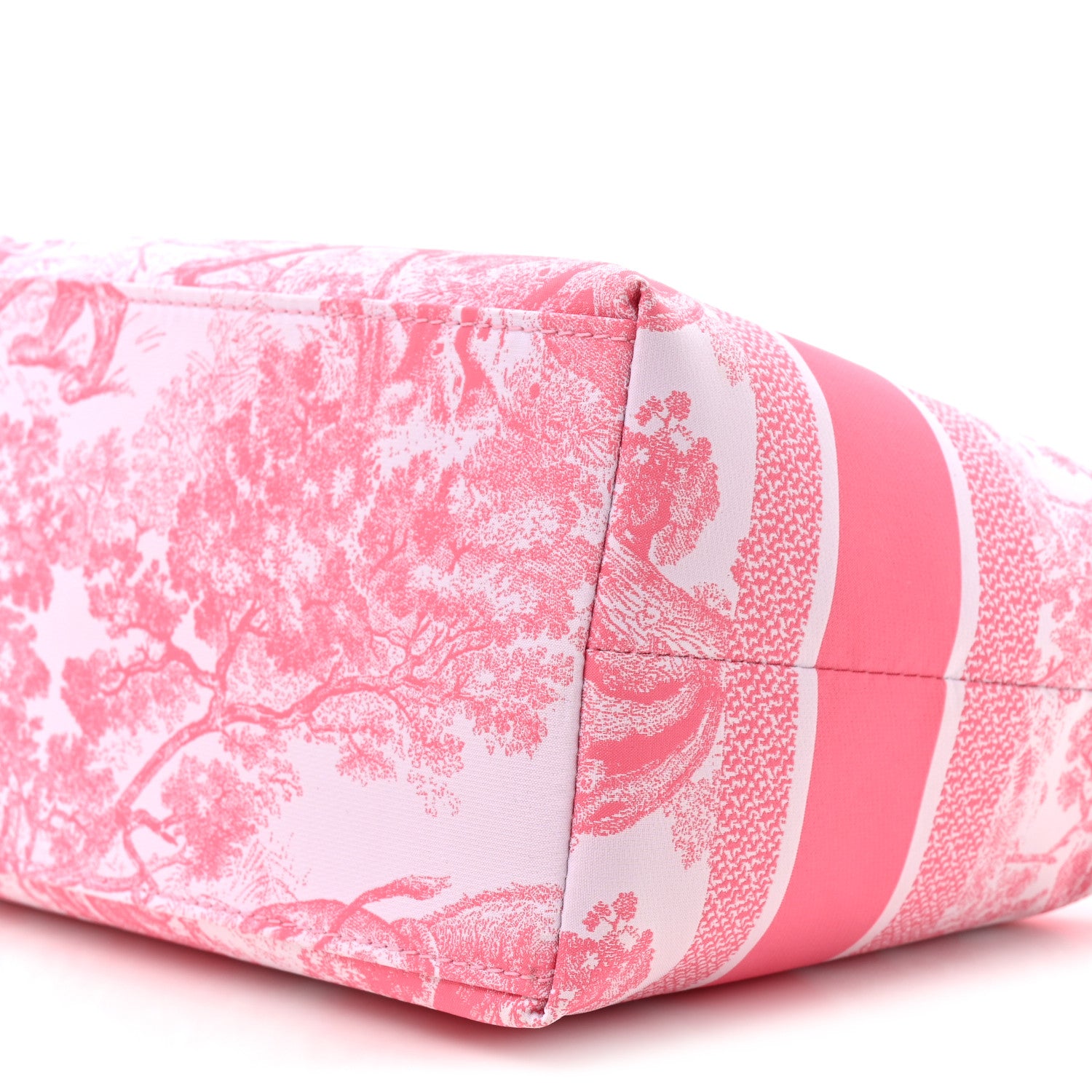 Christian Dior Canvas De Jouy Diortravel Nomad Pouch Pink 9 of 10