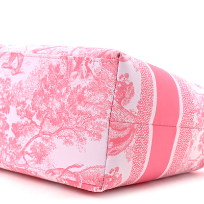 Christian Dior Canvas De Jouy Diortravel Nomad Pouch Pink 9 of 10