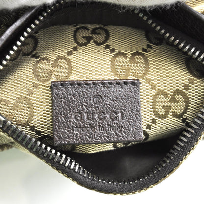 Gucci GG Monogram Web Double Pocket Belt Bag Ebony 7 of 9
