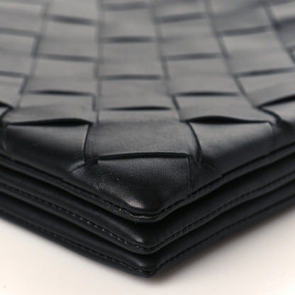 Bottega Veneta Nappa Intrecciato Triple Zip Messenger Bag Black 11 of 11