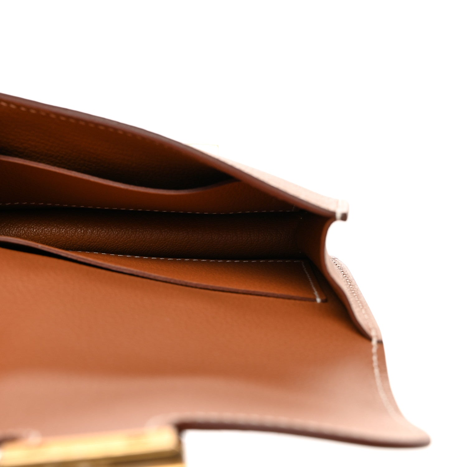 Hermes Evercolor Constance Slim Wallet Gold 6 of 11