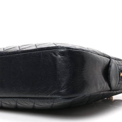 Chanel Lambskin Quilted Shoulder Bag Black 9 of 9