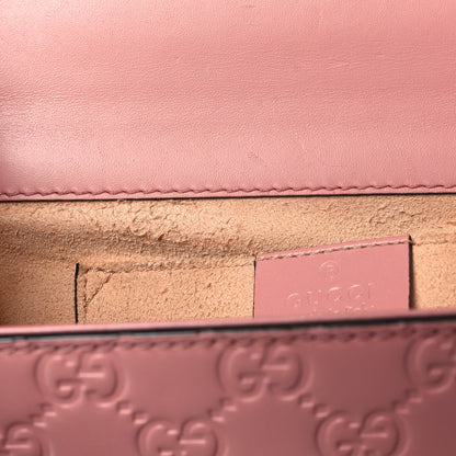 Gucci Guccissima Small Padlock Shoulder Bag Rose Baby Candy 12 of 12