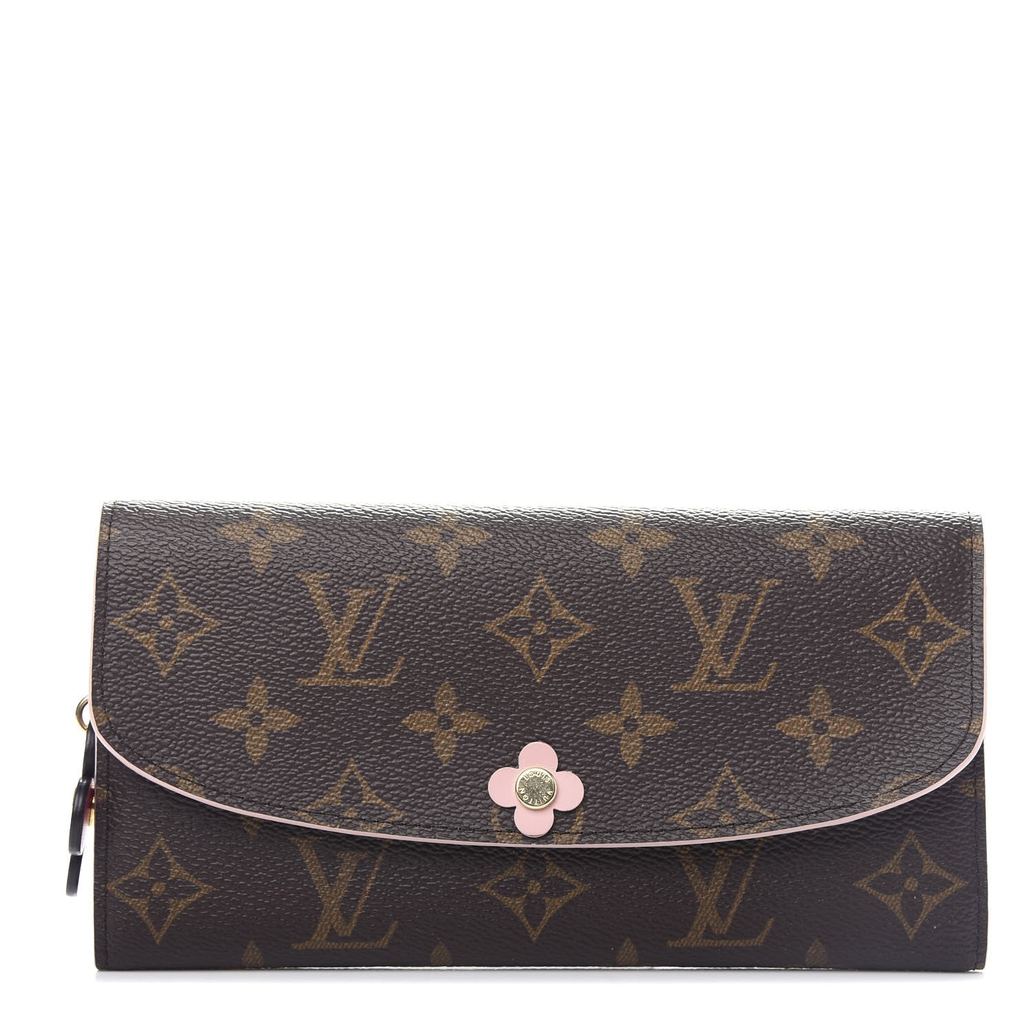 Louis Vuitton Monogram Bloom Flower Emilie Wallet 1 of 8