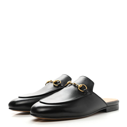 Gucci Calfskin Womens Princetown Slippers 36 Black 3 of 9