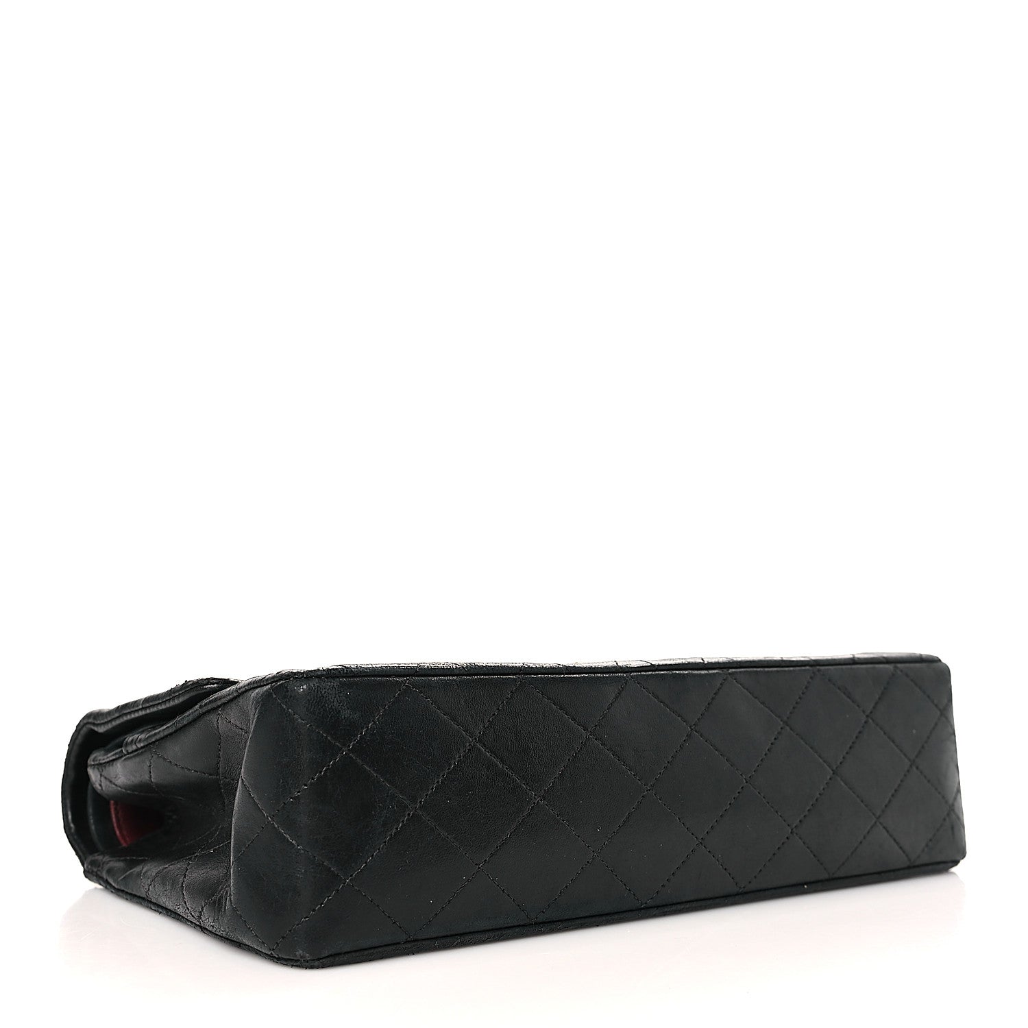 Chanel Lambskin Quilted Medium Double Flap Black 4 of 11