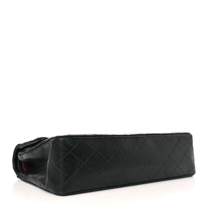 Chanel Lambskin Quilted Medium Double Flap Black 4 of 11