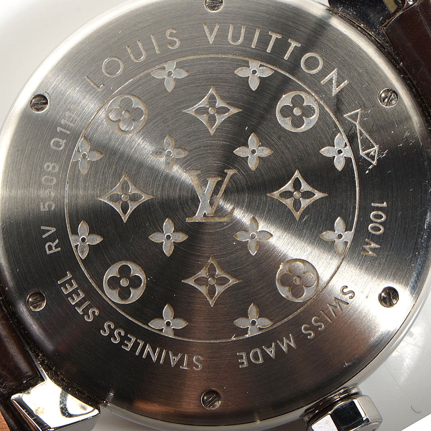 Stainless Steel Alligator 39mm Tambour Quartz Watch