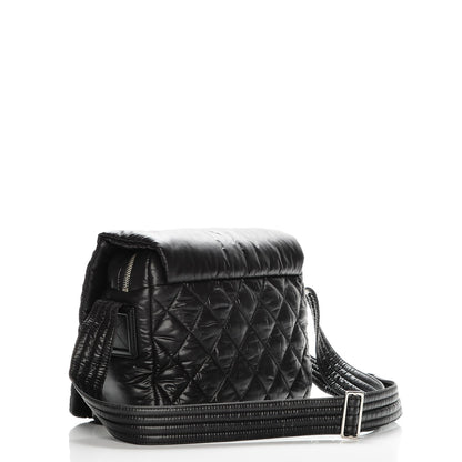 Chanel Nylon Small Coco Cocoon Messenger Bag Black 3 of 7
