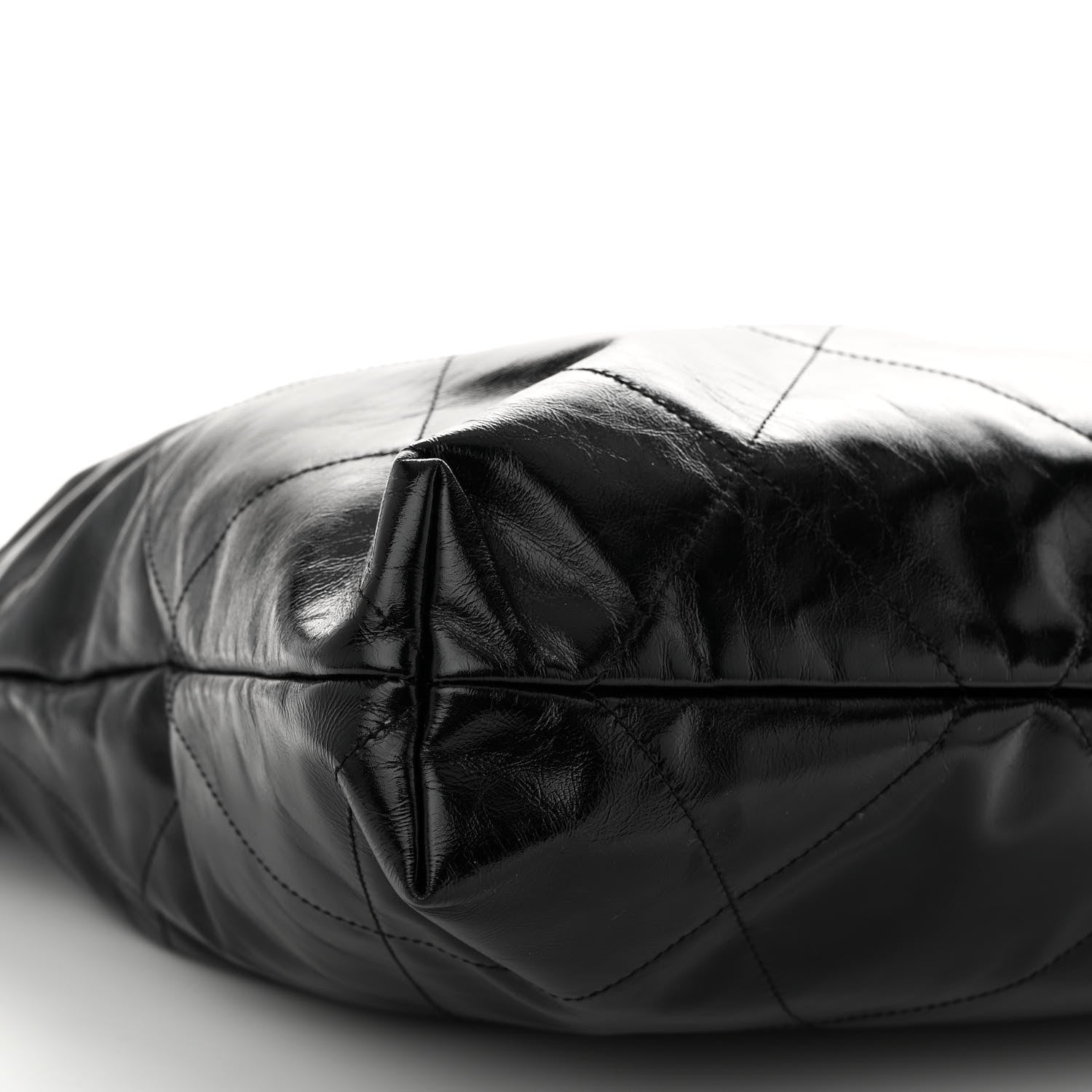 Chanel Shiny Calfskin Quilted Chanel 22 Black 10 of 11
