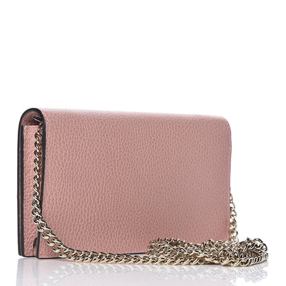 Gucci Dollar Calfskin Medium Betty Chain Wallet Soft Pink 3 of 10