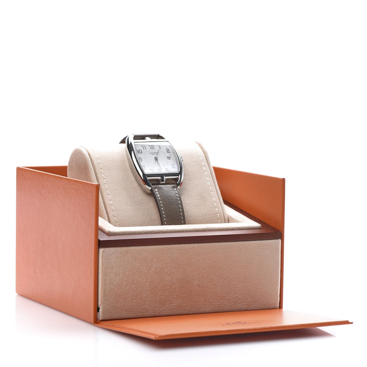 Stainless Steel Swift 33mm Cape Cod Tonneau Quartz Watch Etoupe