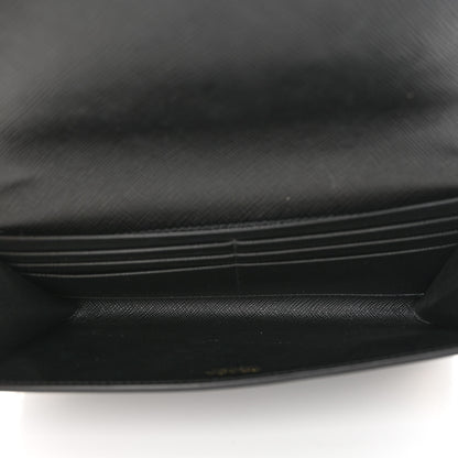 Prada Saffiano Wallet on Chain Black 5 of 10