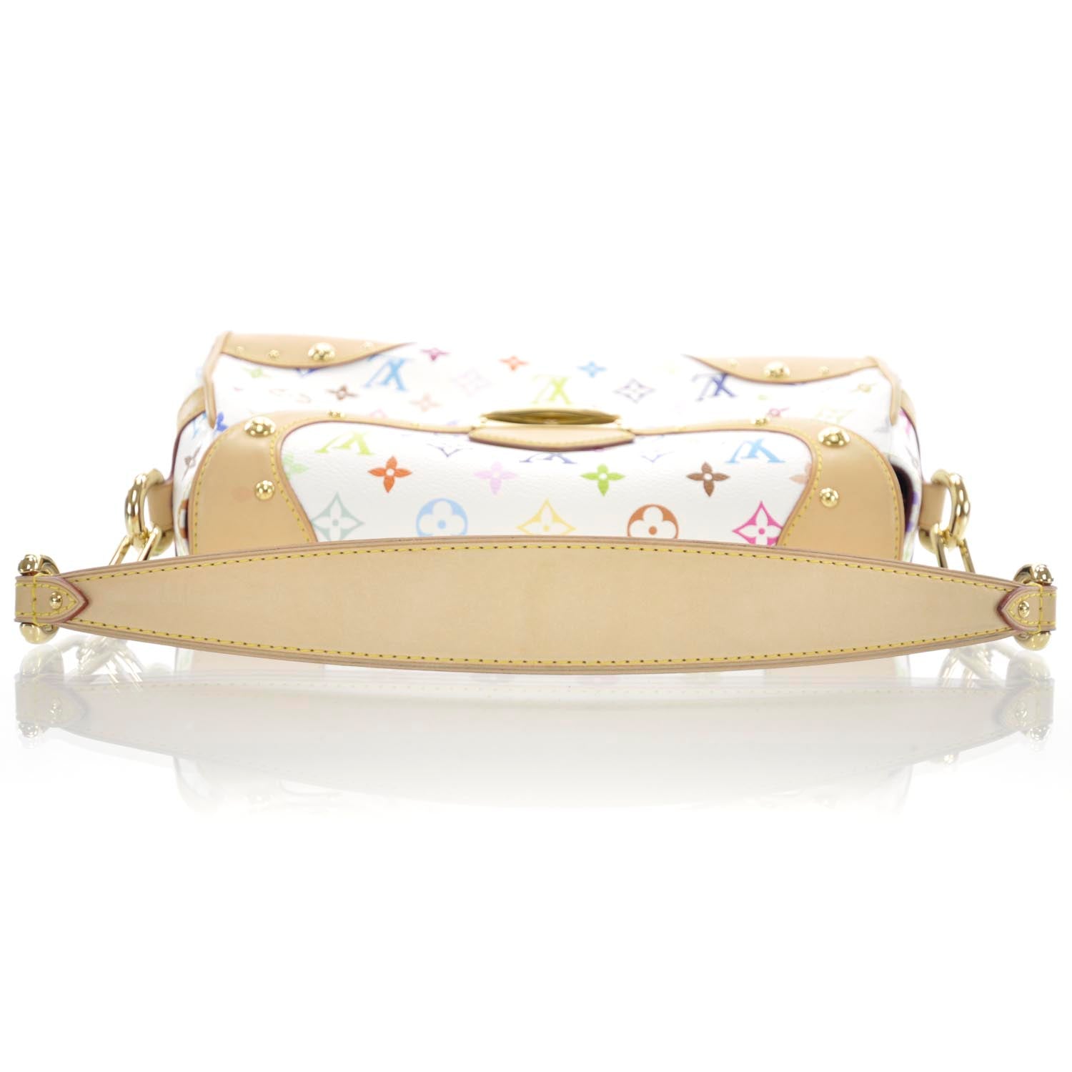 Louis Vuitton Monogram Multicolor Beverly MM White 5 of 9