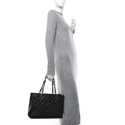 Chanel Caviar Quilted Grand Shopping Tote GST Black 2 of 10