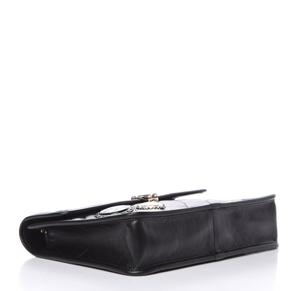 Chanel Aged Calfskin Charms Flap Bag Black 4 of 10