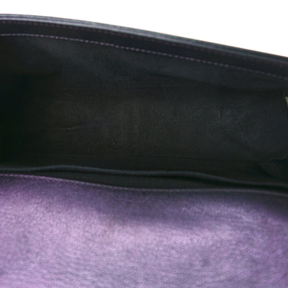 Chanel Iridescent Goatskin Quilted Medium Boy Flap Purple 5 of 9