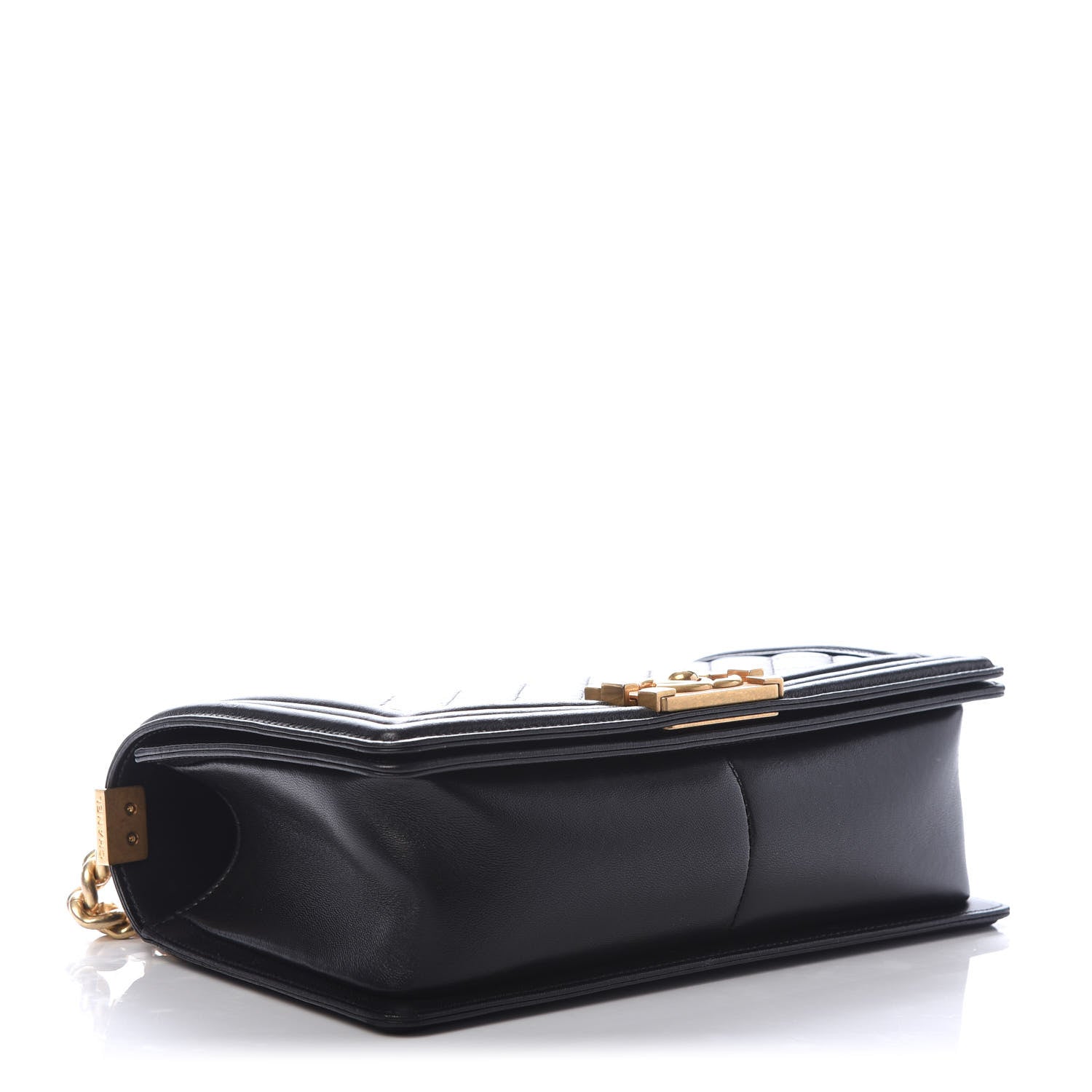 Chanel Lambskin Quilted Medium Boy Flap Black 4 of 10