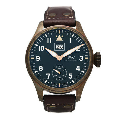 IWC Bronze Calfskin 46mm Big Pilot Date Spitfire "Mission Accomplished" Edition Automatic Watch Green IW510506 1 of 5