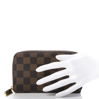 Louis Vuitton Damier Ebene Compact Zippy Wallet 2 of 9