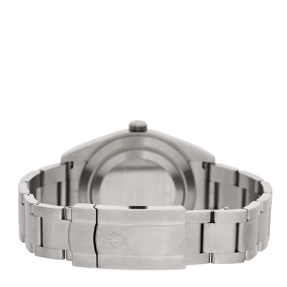 Rolex Stainless Steel 39mm Oyster Perpetual Watch Rhodium 114300 3 of 5