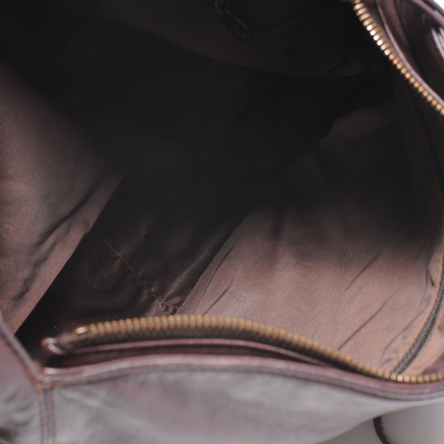 Lambskin CC Tassel Shoulder Bag Brown