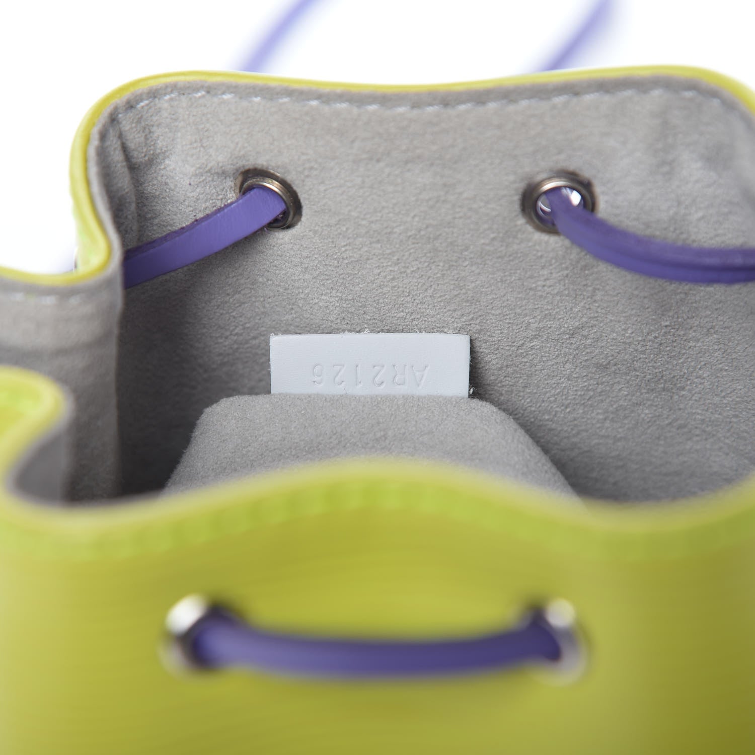 Louis Vuitton Epi Nano Noe Acid Yellow 9 of 9