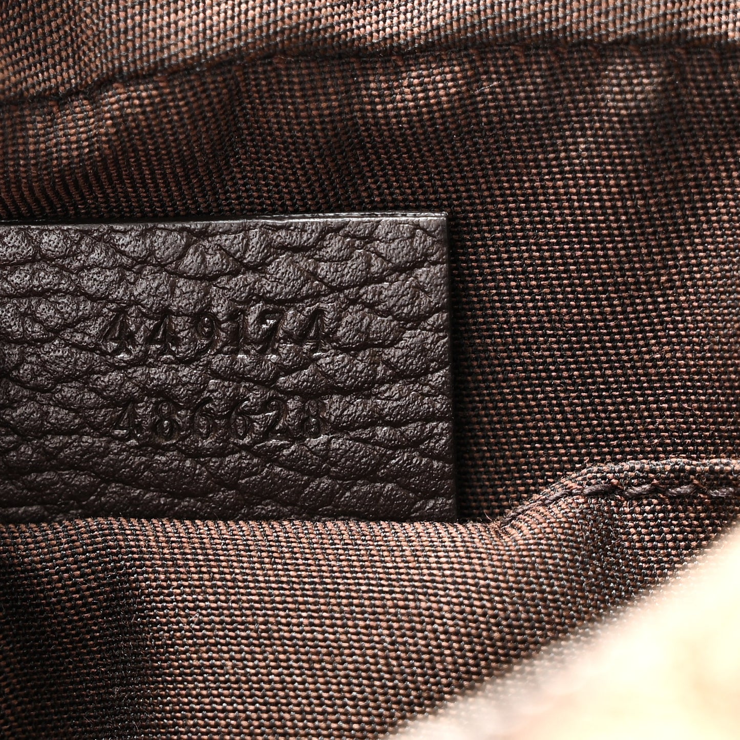 Monogram Belt Bag Dark Brown