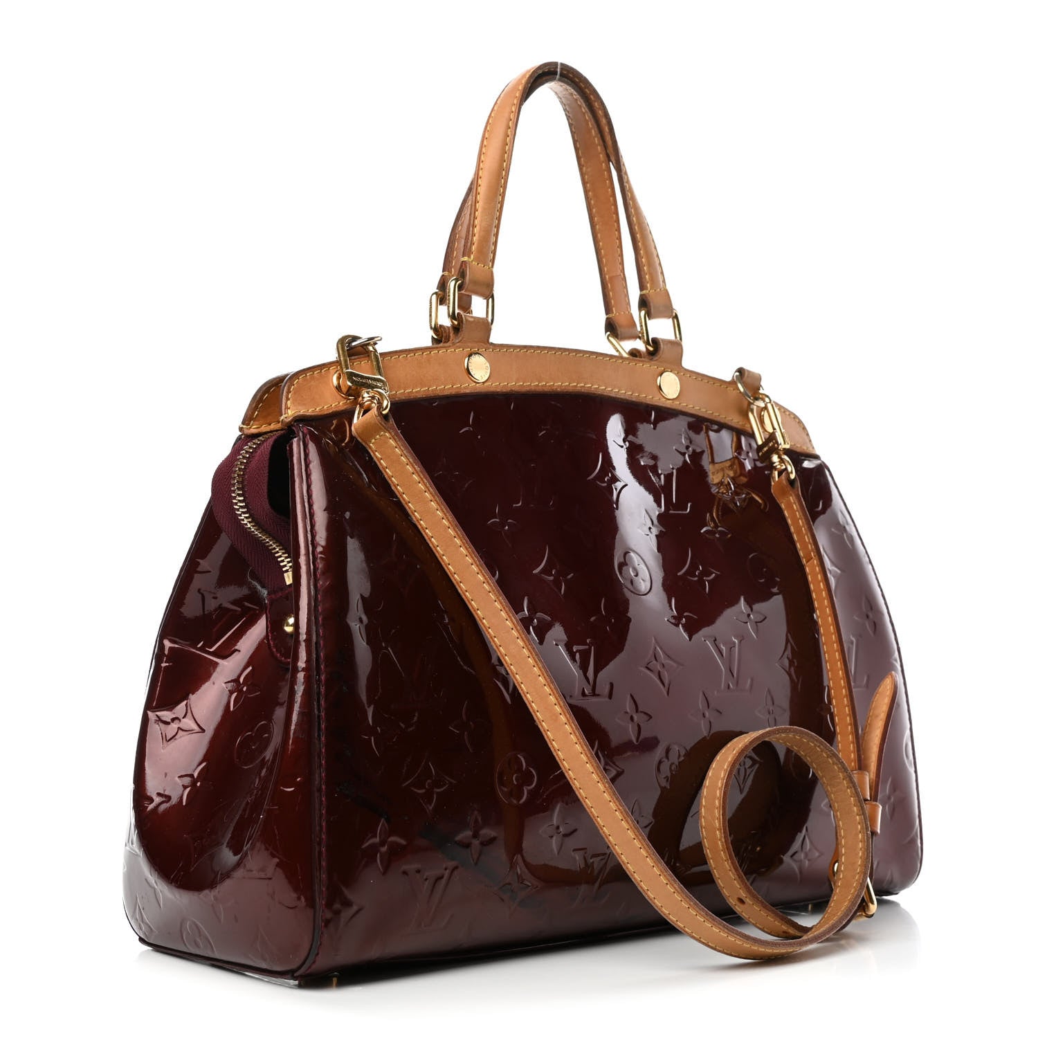 Louis Vuitton Vernis Brea MM Rouge Fauviste 2 of 5