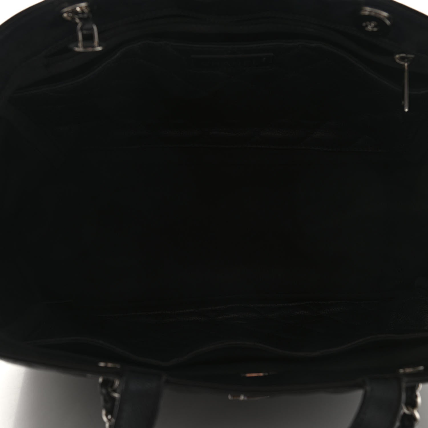 Chanel Caviar Quilted Large CC Box Shopping Tote Black 4 of 12