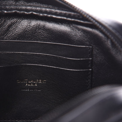 Saint Laurent Canvas Calfskin Metallic Tiger Print Monogram Lou Camera Bag Multicolor 6 of 11