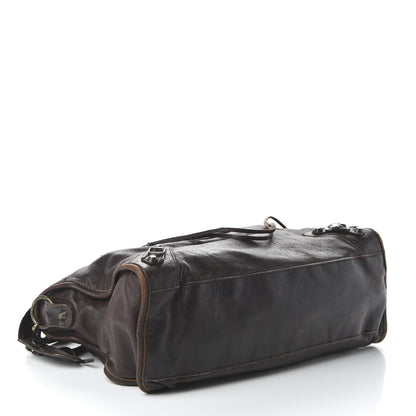 Balenciaga Chevre Classic Hardware City Chocolate 5 of 14