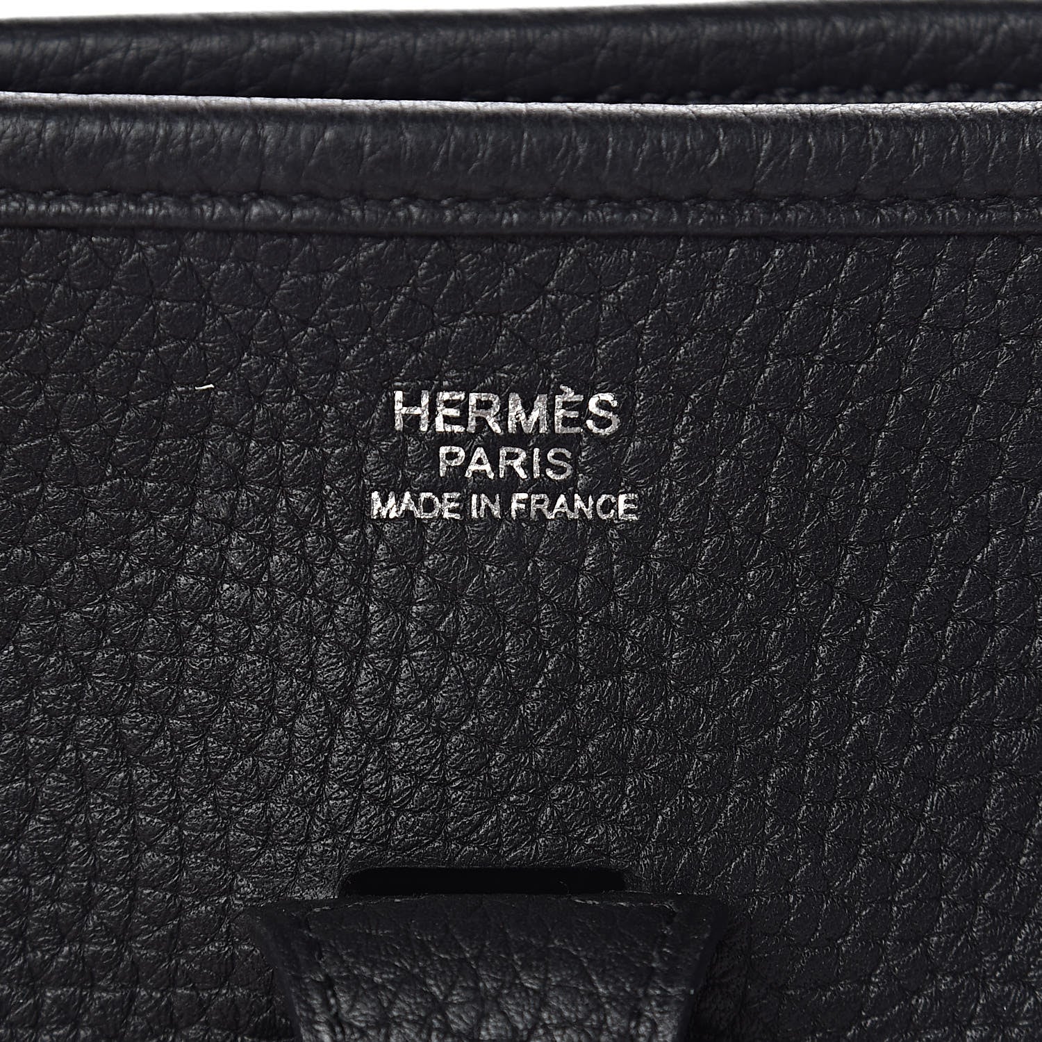 Hermes Taurillon Clemence Evelyne III PM Black 6 of 14