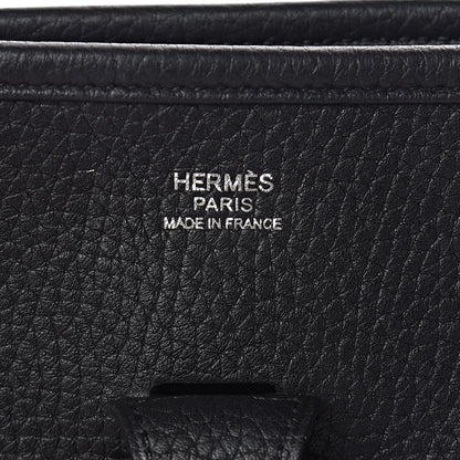 Hermes Taurillon Clemence Evelyne III PM Black 6 of 14